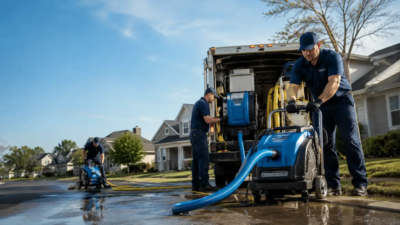 Flood Damage Cleanup in Breckenridge, MI